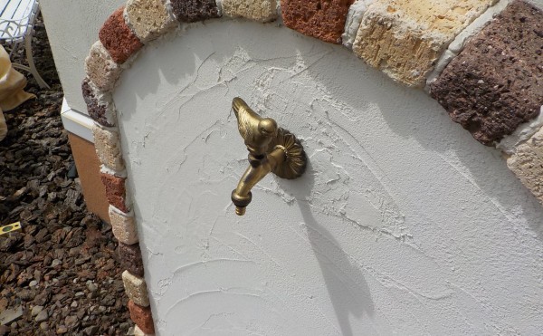 5年越しの立水栓。